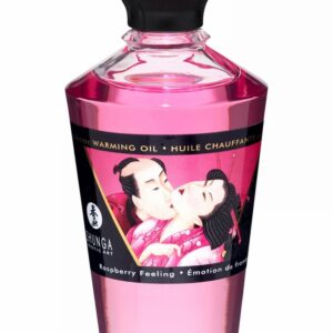 Shunga Aphrodisiac Warming Oil Raspberry Feeling 100ml