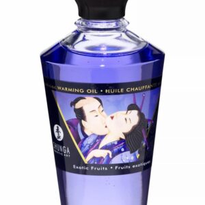 Shunga Oil Massage Heat Exotic Fruits 100ml