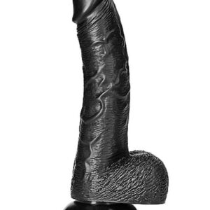 RealRock Curved Realistic Dildo Balls Suction Cup 7"