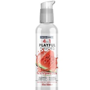 Swiss Navy Playful 4 in1 lubrikační gel Watermelon Flavor 118 ml