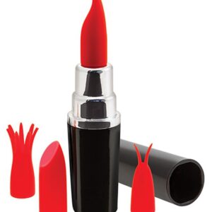 S Pleasures Lipstick Vibrator Black/Red