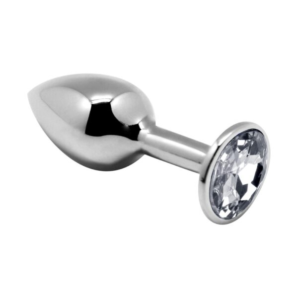 Alive Mini Metal Butt Plug Anal Pleasure White L